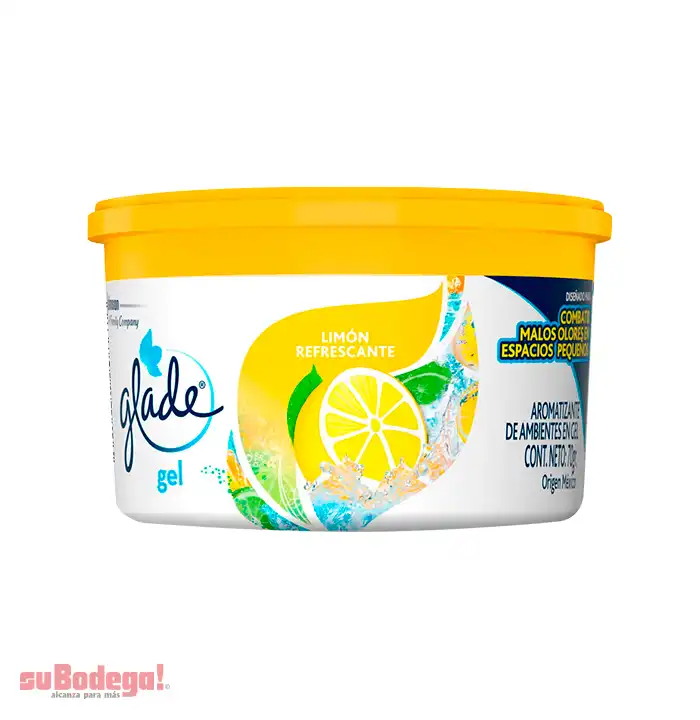 Aromatizante Glade Gel Limón 70 gr.