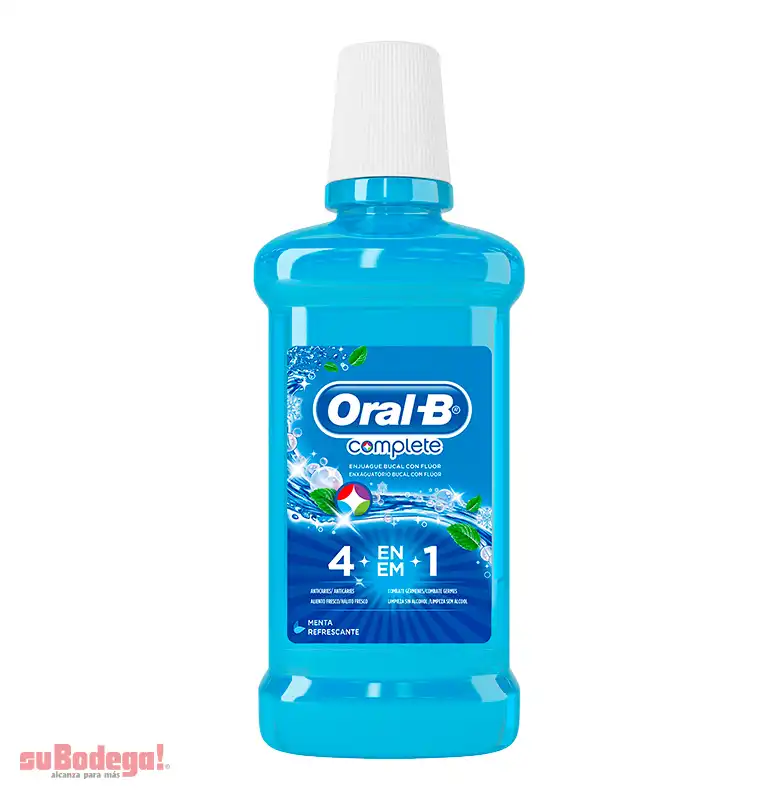 Enjuague Bucal Oral B Menta 250 ml.