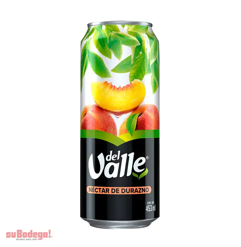 Jugo Néctar Del Valle Durazno Lata 453 ml.