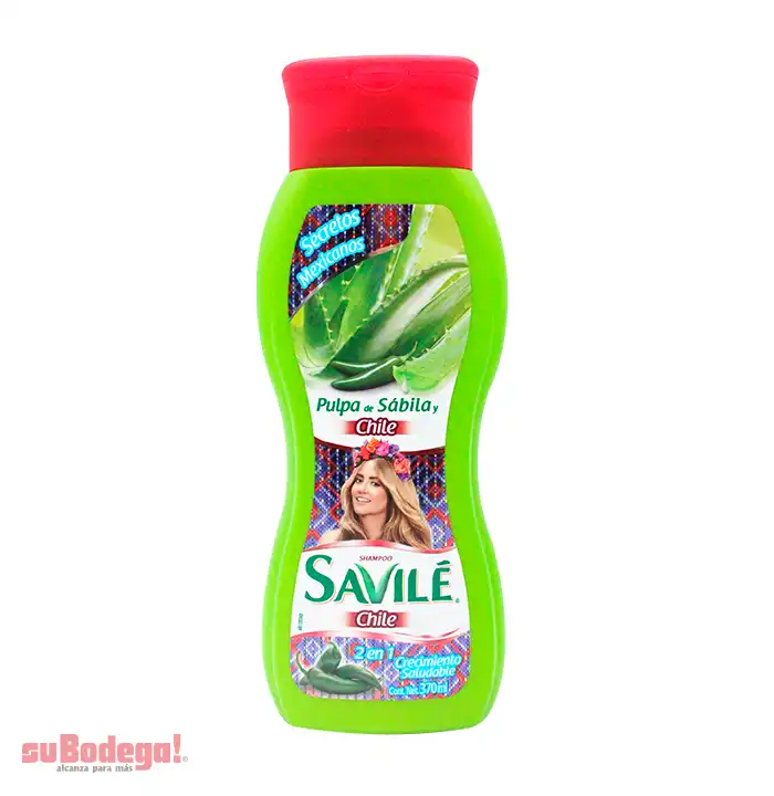 Shampoo Savilé Control Caída Crecimiento Saludable 370 ml.