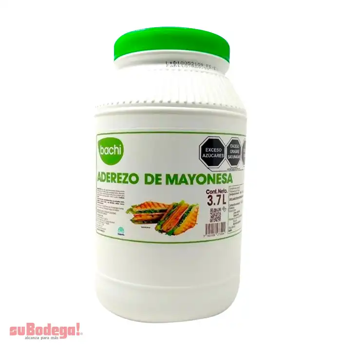 Mayonesa Aderezo Bachi 3.7 kg.