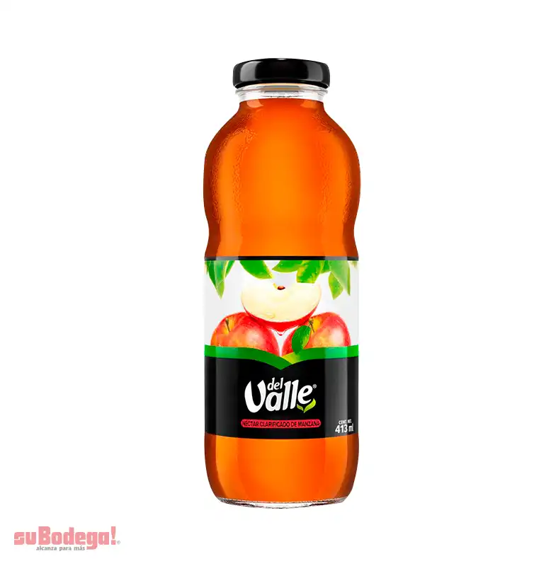 Jugo Néctar Del Valle Manzana Botella 413 ml.