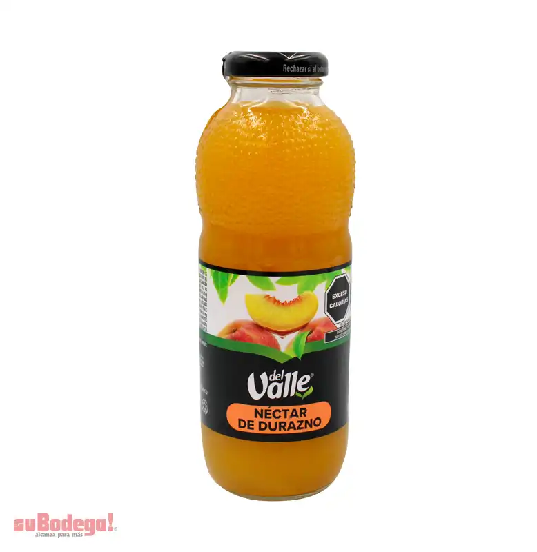 Jugo Néctar Del Valle Durazno Botella 413 ml.