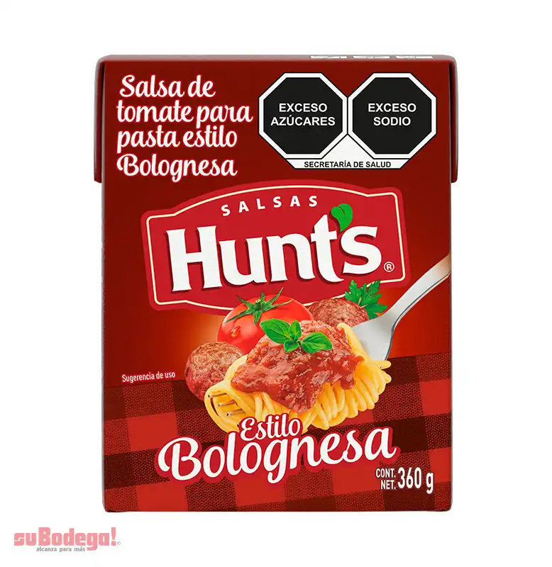 Salsa para Pasta Hunts Bolognesa 360 Gr