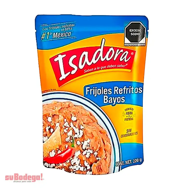 Frijol Bayo Refrito Isadora 220 gr.