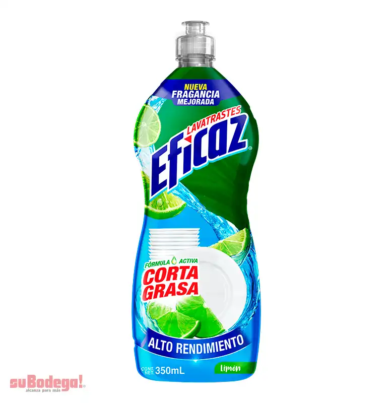 Detergente Eficaz Limón 350 ml.