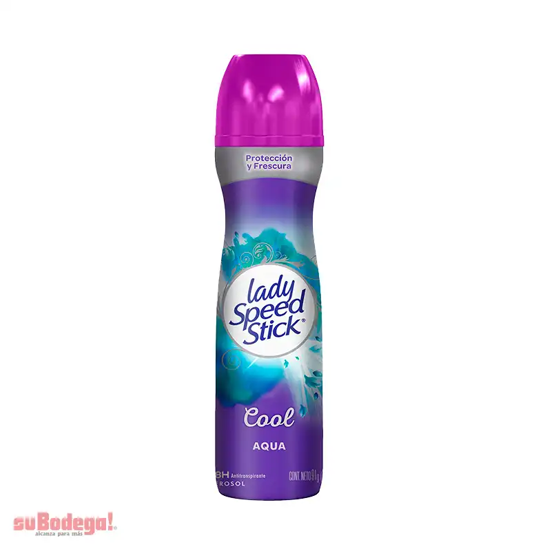 Desodorante Lady Speed Stick Cool Blue Aerosol 100 gr.