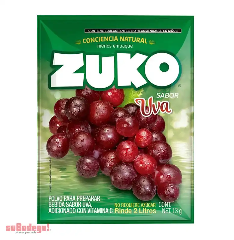 Refresco Zuko Uva 15 gr.