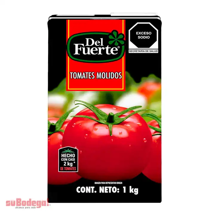 Puré de Tomate Condimentado Del Fuerte Tetrapack 1 kg.