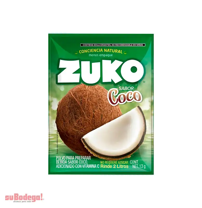 Refresco Zuko Coco 15 gr.