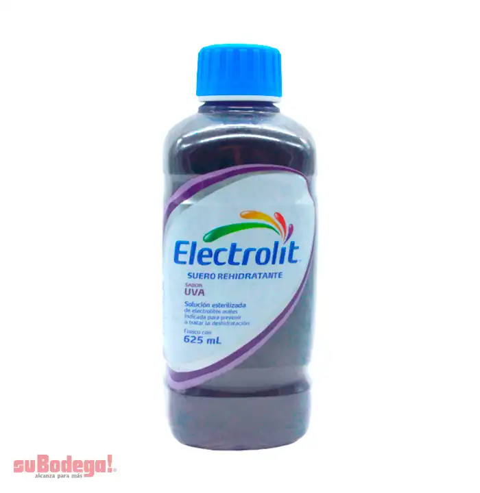 Suero Electrolit Uva 625 ml.