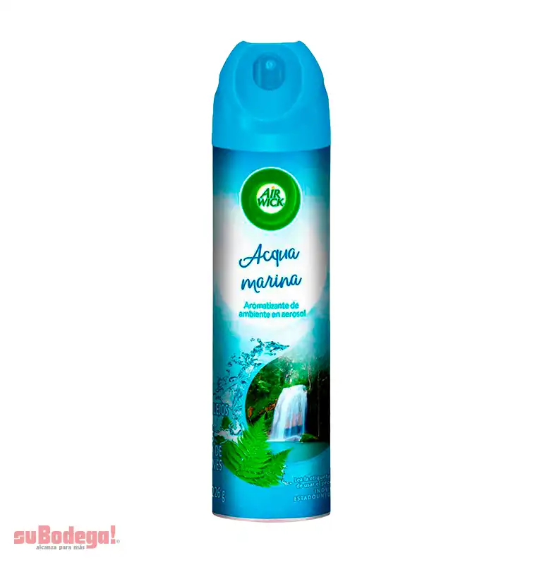 Aromatizante Air Wick Aquamarina Aerosol 226 gr.