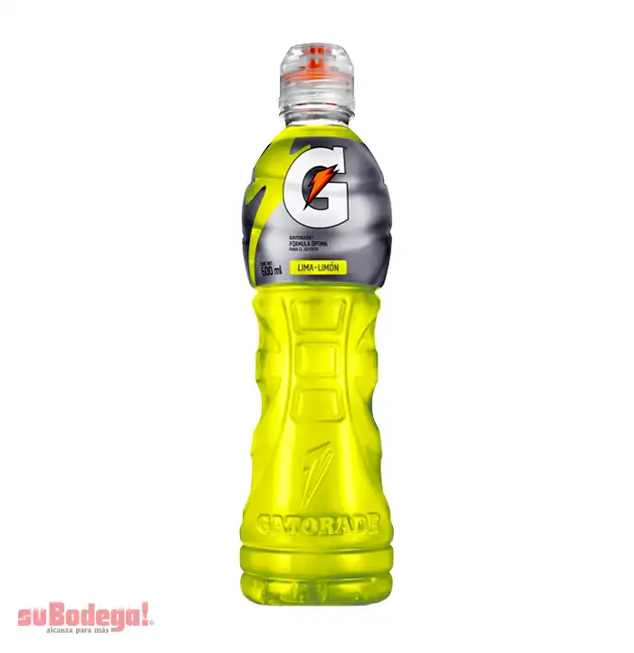 Bebida Gatorade Sport Lima Limón 600 ml.