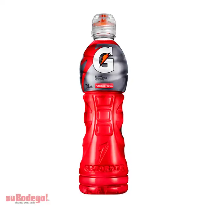 Bebida Gatorade Sport Ponche de Frutas 600 ml.