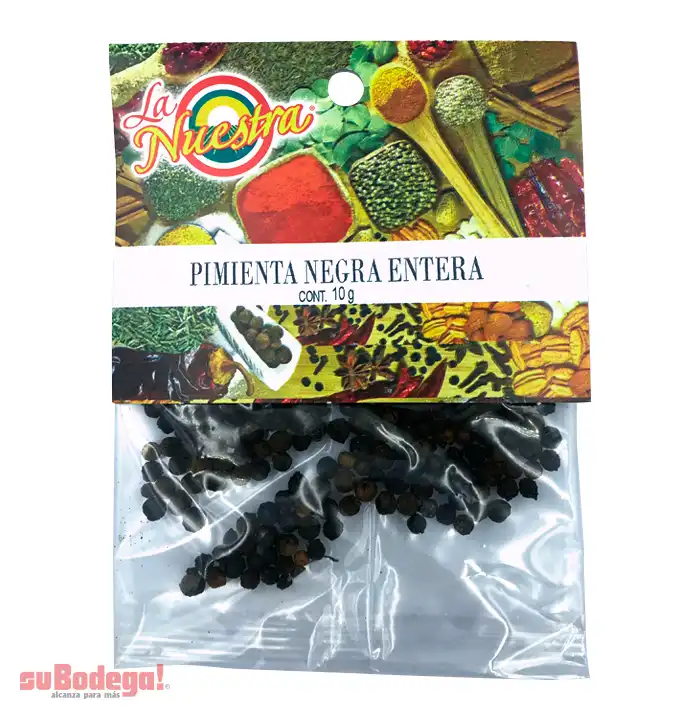 Especia Pimienta Entera La Nuestra 10 gr.