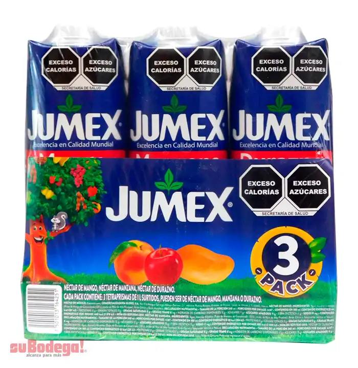 Jugo Jumex Tetrabrick Surtido Oferta 3x2 lt.