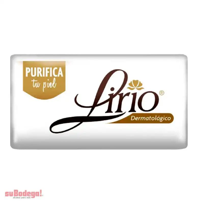 Jabón de Tocador Lirio Dermatológico 180 gr.