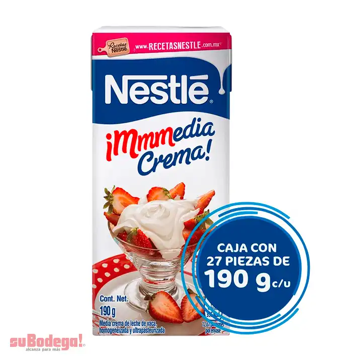Media Crema Nestlé 190 gr.