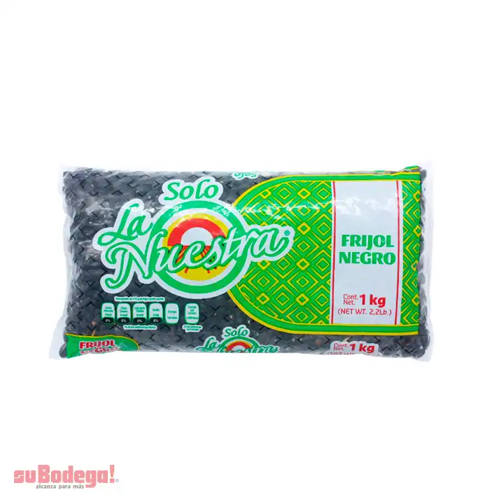 Frijol Negro Solo La Nuestra 1 kg.