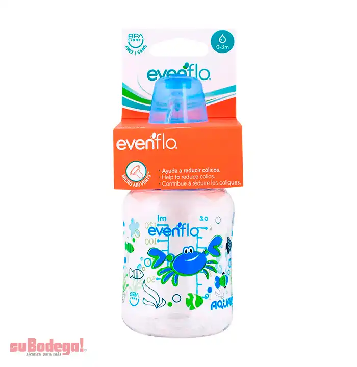 Biberón Evenflo Acuario 4 Oz.