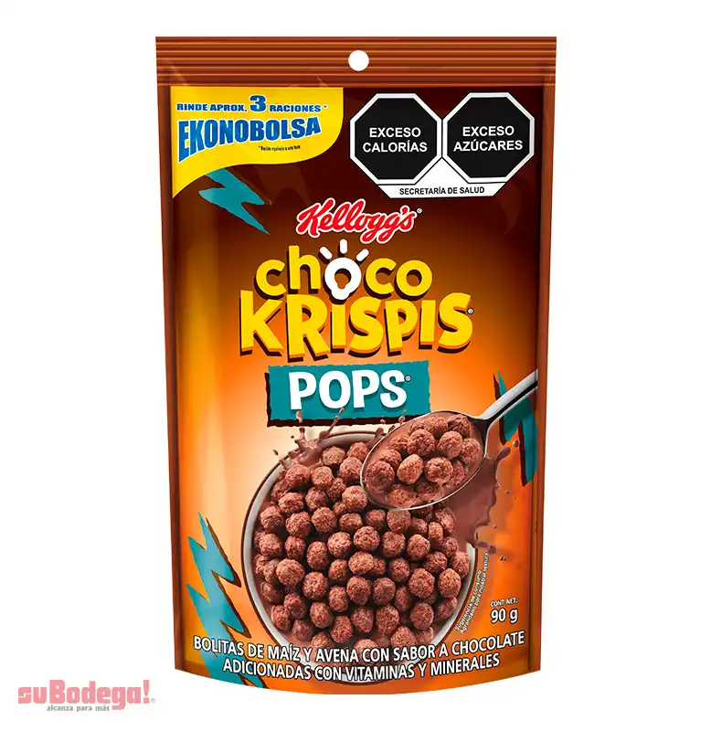 Cereal Kelloggs Choco Krispis Pops Econopack 90 gr.