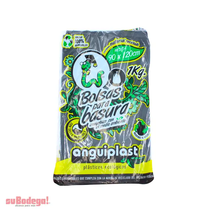 Bolsa para Basura Anguiplast Negra 90x120 1 kg.