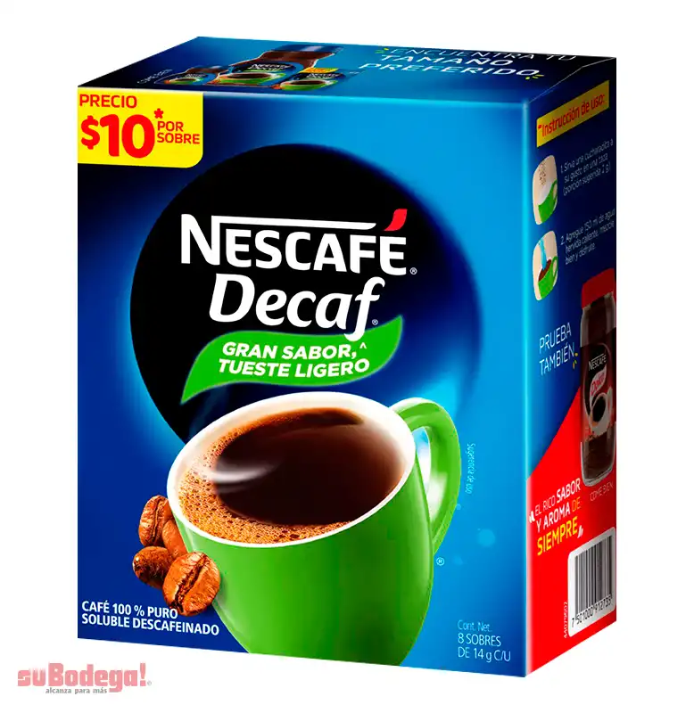 Café Nescafé Decaf Sobres 8/14 gr.