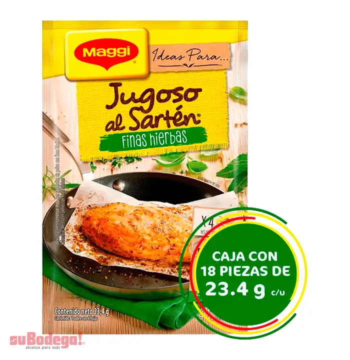 Sazonador Maggi Pollo A Las Finas Hierbas 23.4 gr.