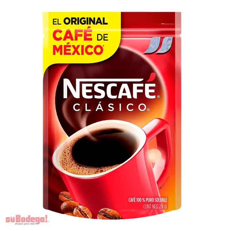 Café Nescafé Clásico Sobre 28 gr.