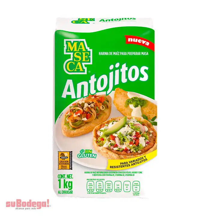 Harina de Maíz Maseca para Antojitos 1 kg.