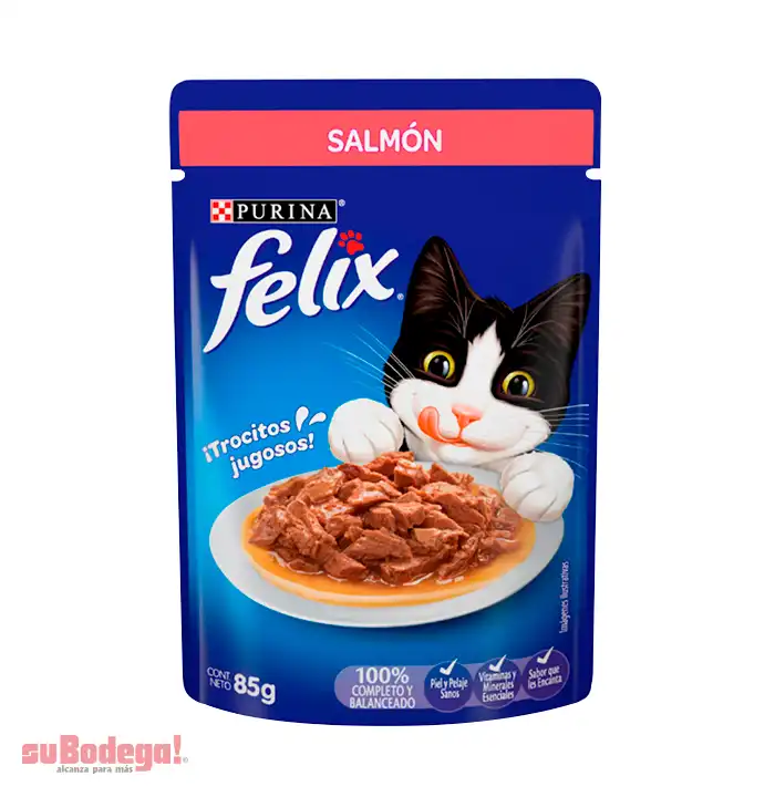Alimento Purina Félix Salmon 85 gr.
