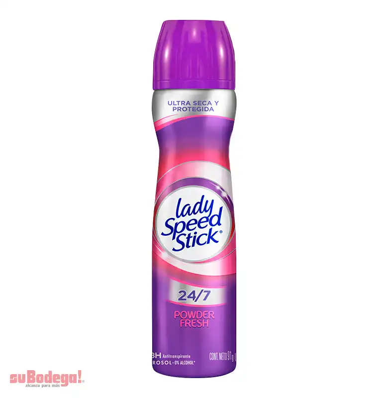 Desodorante Lady Speed Stick Powder Fresh Aerosol 91 gr.