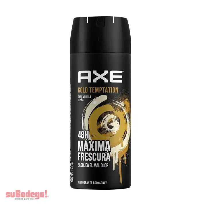 Desodorante Axe Gold Temptation Hombre Aerosol 96 gr.