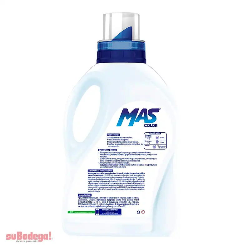 Compra en línea Detergente Líquido Más Color Bebé 4.65L