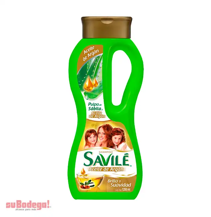 Shampoo Savilé Aceite de Argán 750 ml.