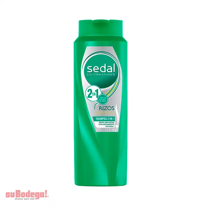 Shampoo Sedal Rizos Obedientes 2 en 1 650 ml.
