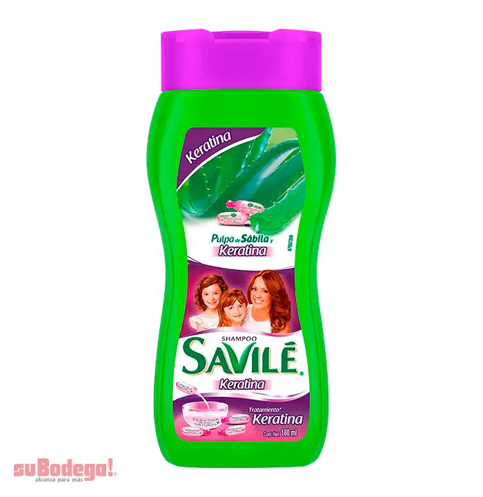 Shampoo Savilé Keratina 180 ml.