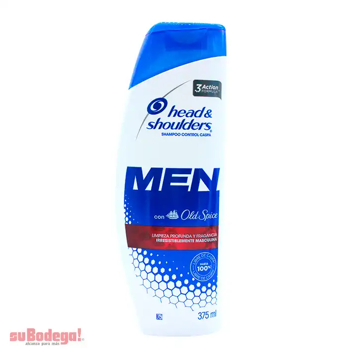 Shampoo Head & Shoulders Old Spice Hombre 375 ml.
