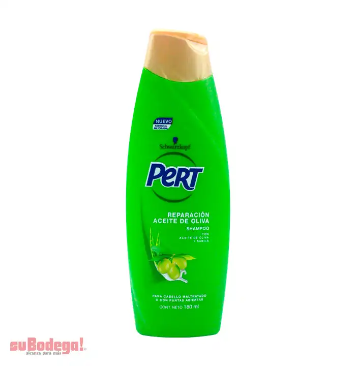 Shampoo Pert Aceite de Oliva 180 ml.