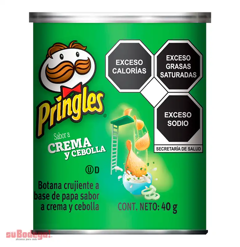 Pringles Papas Crema Cebolla 40 gr.