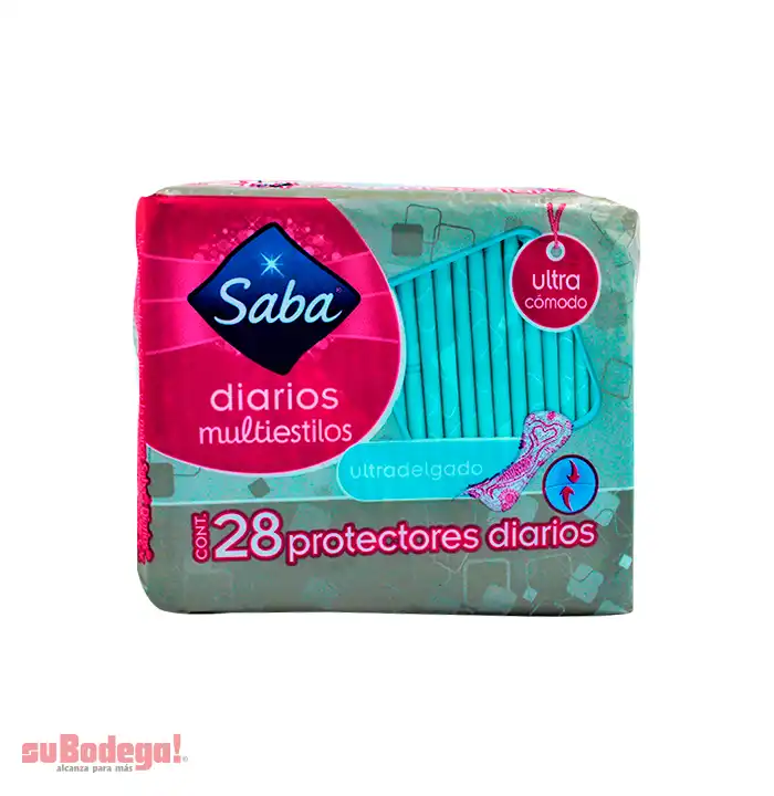 Toalla Panty Protector Saba Multiestilos 28 pz.