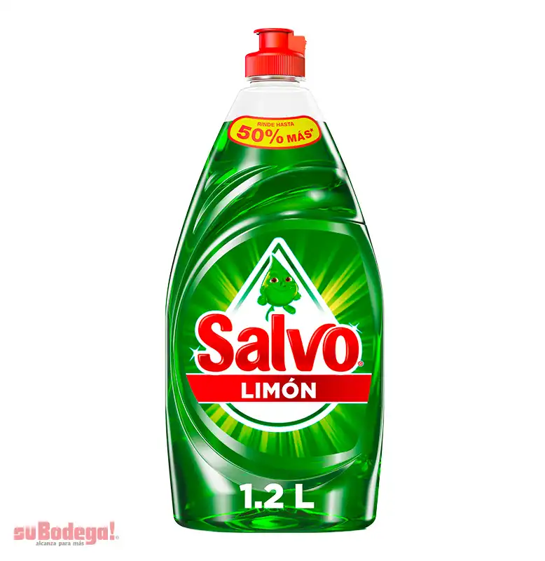 Detergente Salvo Limón Líquido 1.2 lt.