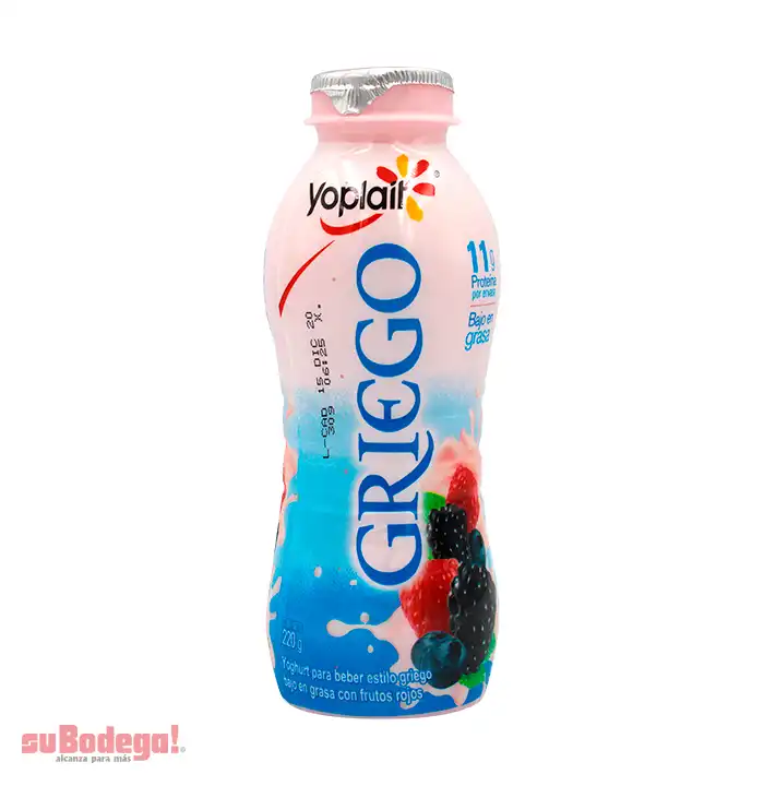 Yoghurt Yoplait Griego Moras para Beber 220 gr.