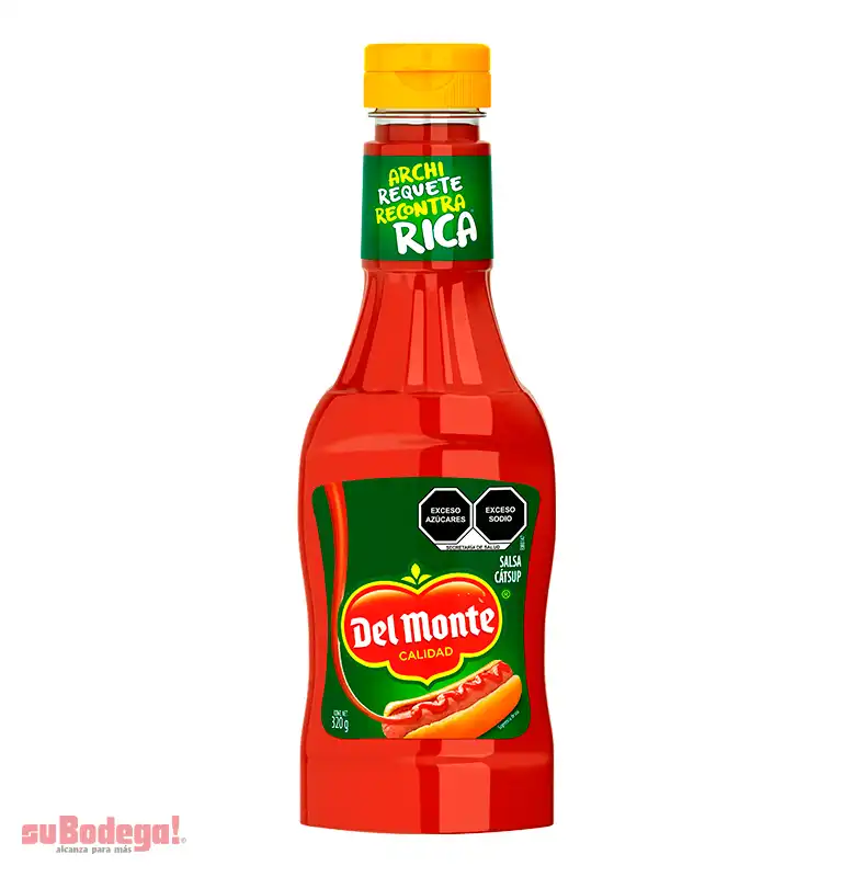 Salsa Cátsup Del Monte Squeezable 320 gr.