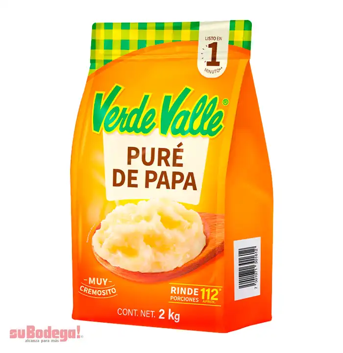 Puré de Papa Verde Valle 2 kg.