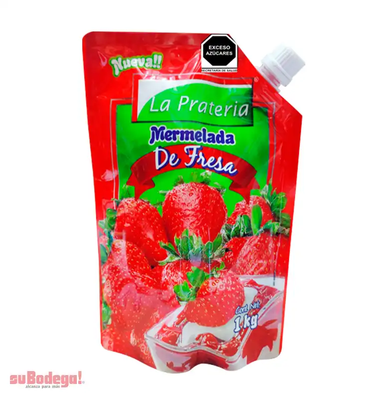 Mermelada Fresa La Pratería Doy Pack 1 kg.