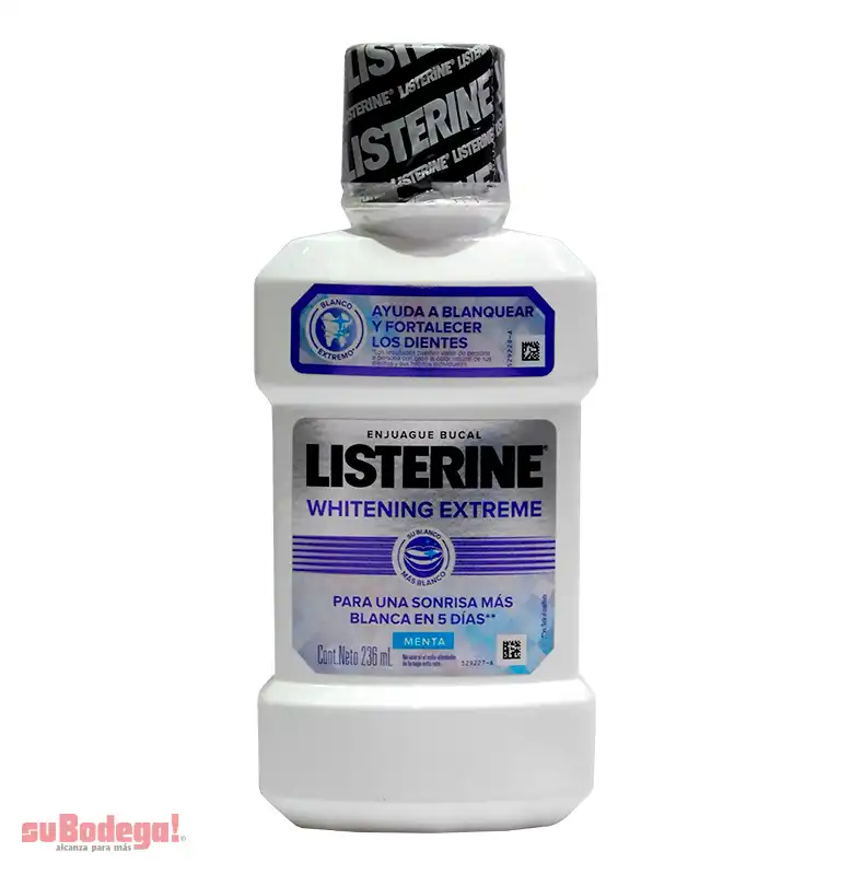 Enjuague Bucal Listerine Whitening Extreme 236 ml.