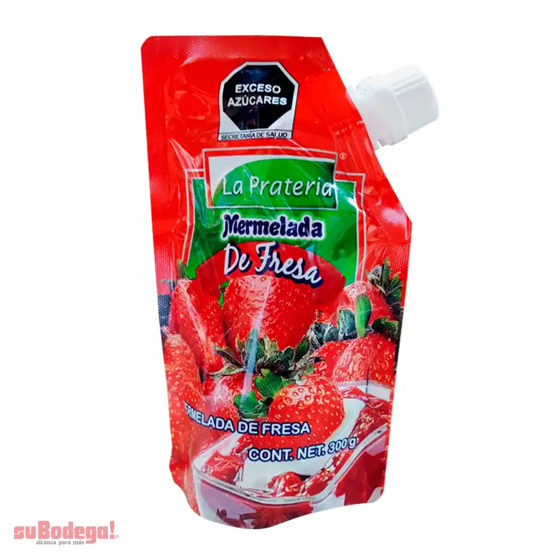 Mermelada Fresa La Pratería Doy Pack 300 gr.