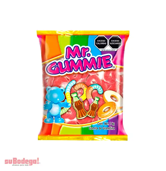 Goma Mr. Gummie Corazón Bicolor 1 kg.