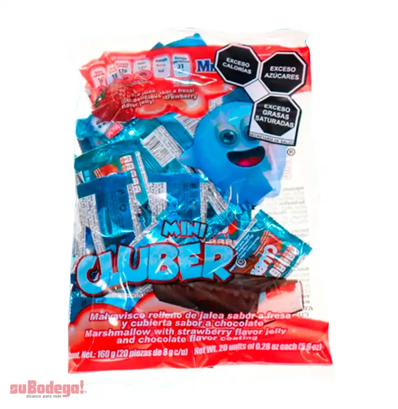 Dulce Michel Mini Cluber Fresa 20/8 gr.